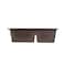 Nantucket Sinks 60/40 Double Bowl Dual-mount Granite Composite Brown PR6040-BR - alternate 3